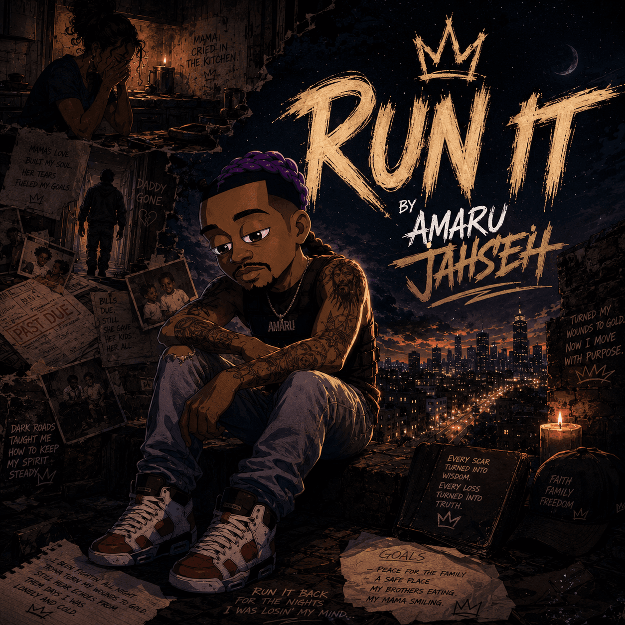 Cover for Run it ( Mastered)